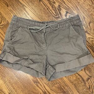 J. Crew Brown Tie String Shorts
